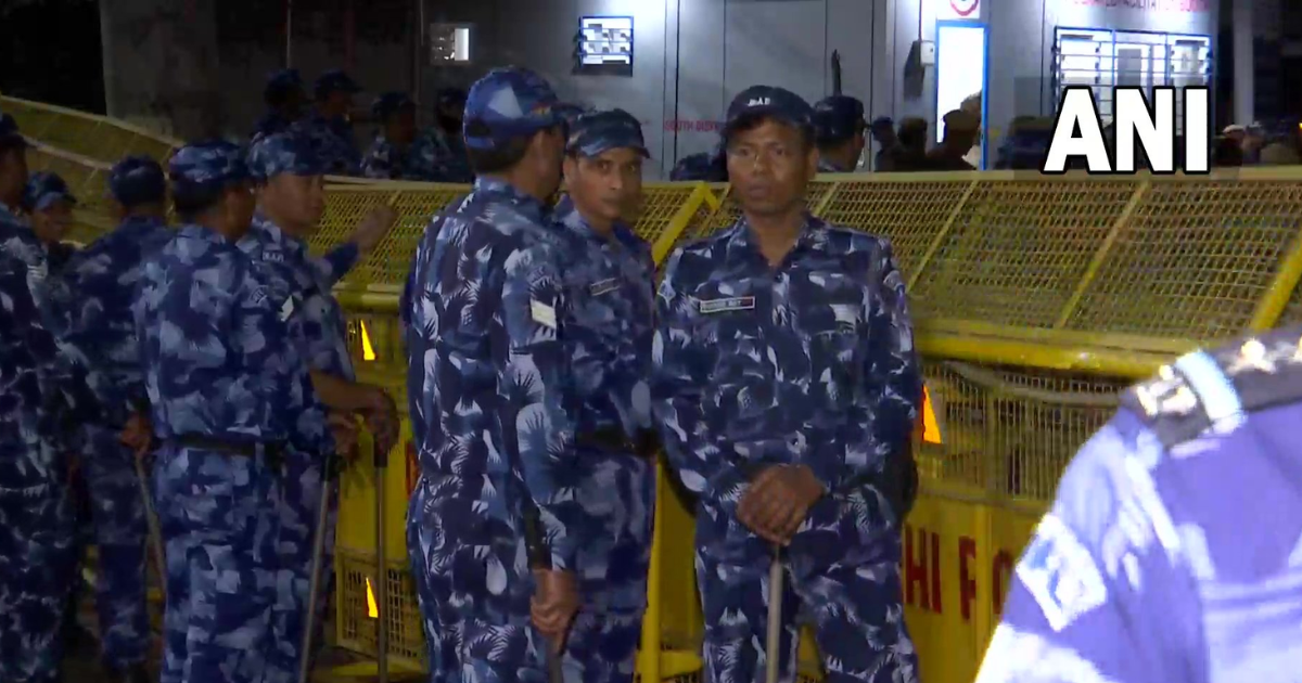 Rapid Action Force deployed outside CBI headquarters after Sisodia's arrest